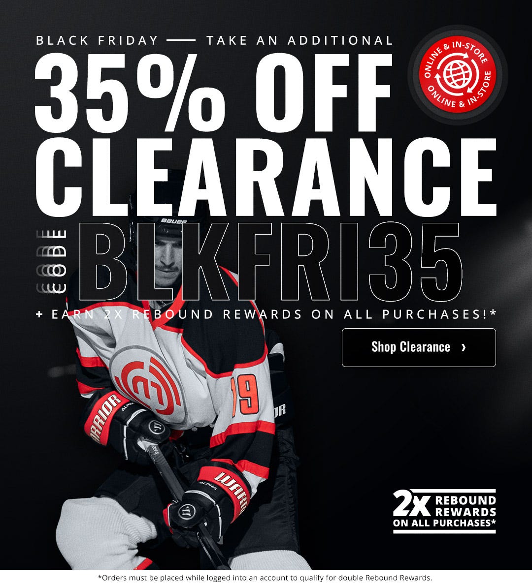 Black Friday Sale: 35% Off Clearance Items