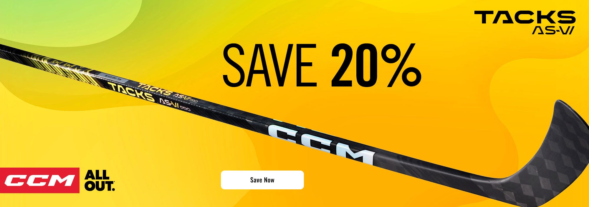 CCM Tacks AS-VI Hockey Sticks: Save 20%