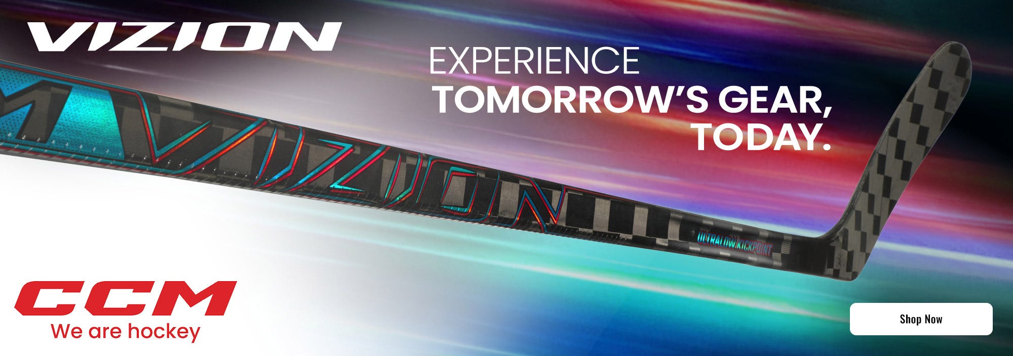 CCM Vizion Hockey Stick: Experience tomorrow's gear, today