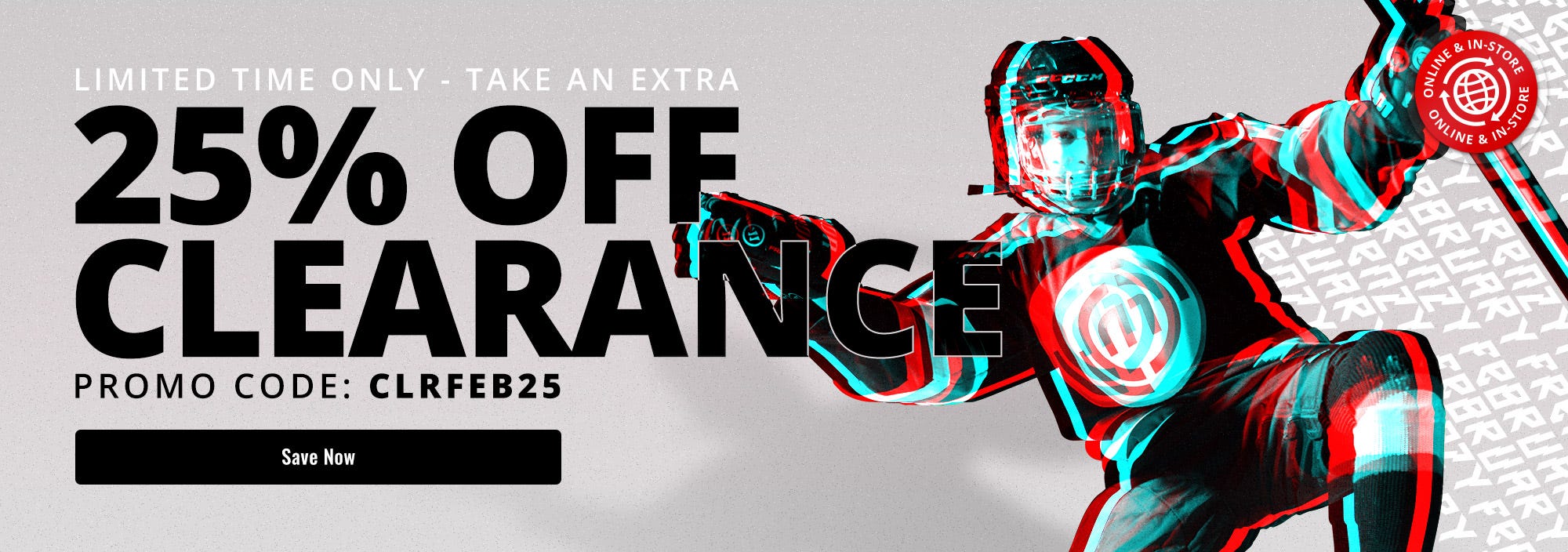 February Frenzy: Take an extra 25% off clearance with promo code CLRFEB25