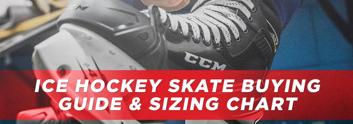 hockey skate size to shoe size