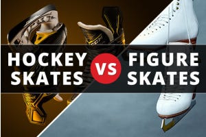 Figure Skates vs Hockey Skates