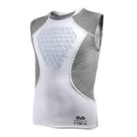 "McDavid Hex Sternum Senior Sleeveless Shirt in White/Grey Size X-Large"