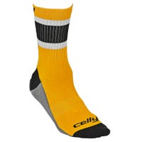 Tour Boston Bruins Team Celly Socks in Yellow/Black/White Size Small/Medium