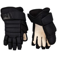 HSC 4 Roll Senior Hockey Gloves in Black Size 13in