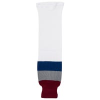 "Monkeysports Colorado Avalanche Knit Hockey Socks in White Size Youth"