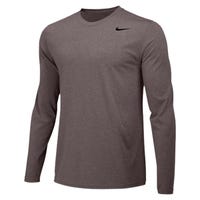 Nike Legend Boy's Training Long Sleeve Shirt in Grey Size Medium