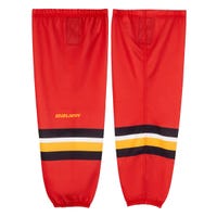 Bauer Calgary Flames Premium Practice Mesh Hockey Socks in Red/Black Size Senior Large/X-Large