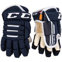CCM Tacks 4R Pro2 Junior Hockey Gloves in Navy Size 12in