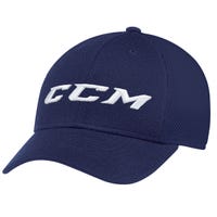 CCM Core Foam Adult Flex Fit Cap in Navy/White Size Small/Medium