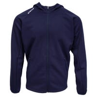 CCM Premium Tech Fleece Adult Full Zip Hoodie in Navy Size Small