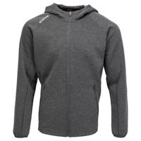 CCM Premium Tech Fleece Adult Full Zip Hoodie in Grey Size Medium