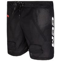 "CCM Mesh Senior Shorts with Jock/Tabs in Black Size Medium"