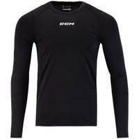 "CCM Senior Long Sleeve Top w/ Gel Application in Black Size Small"