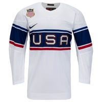 Nike Team USA 2022 Olympic Adult Hockey Jersey in White Size Medium