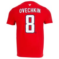 Fanatics Washington Capitals Adult Short Sleeve T-Shirt in Ovechkin - Red Size Small