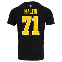 Fanatics Pittsburgh Penguins Adult Short Sleeve T-Shirt in Malkin - Black Size Small