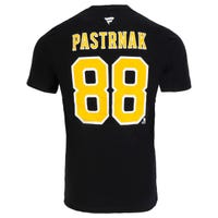 Fanatics Boston Bruins Adult Short Sleeve T-Shirt in Pastrnak - Black Size Large