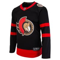 Fanatics Ottawa Senators Premier Breakaway Blank Adult Hockey Jersey in Black/Red Size X-Large