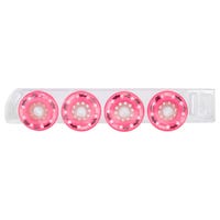 Labeda Whip Soft Roller Hockey Wheel - Pink - 4 Pack Size 76mm