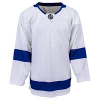 Monkeysports Tampa Bay Lightning Uncrested Adult Hockey Jersey in White Size Goal Cut (Intermediate)