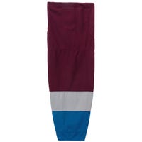 "Monkeysports Colorado Avalanche Mesh Hockey Socks in Maroon Size Intermediate"