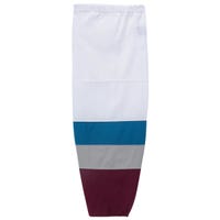 "Monkeysports Colorado Avalanche Mesh Hockey Socks in White Size Youth"