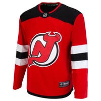Fanatics New Jersey Devils Premier Breakaway Blank Adult Hockey Jersey in Red/Black Size X-Large