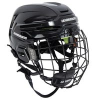 Warrior Alpha One Youth Hockey Helmet Combo in Black