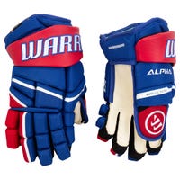 Warrior Alpha LX 20 Junior Hockey Gloves in Royal/Red/White Size 12in