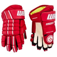 Warrior Alpha FR Pro Junior Hockey Gloves in Red Size 11in