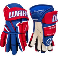 Warrior Covert QR5 20 Senior Hockey Gloves in Royal/Red/White Size 14in