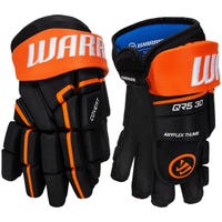 Warrior Covert QR5 30 Senior Hockey Gloves in Black/Orange Size 15in