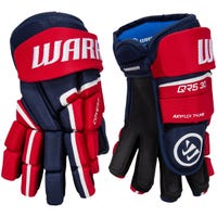 Warrior Covert QR5 30 Junior Hockey Gloves in Navy/Red Size 11in