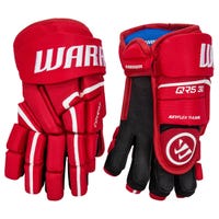 Warrior Covert QR5 30 Junior Hockey Gloves in Red Size 10in