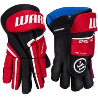 Warrior Covert QR5 40 Junior Hockey Gloves in Black/Red/White Size 10in