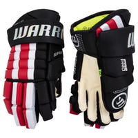 Warrior FR2 Pro Senior Hockey Gloves in Black/Red/White Size 13in