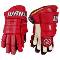 Warrior FR2 Pro Senior Hockey Gloves in Red Size 14in