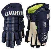 Warrior FR2 Pro Junior Hockey Gloves in Navy Size 12in