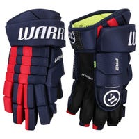 Warrior FR2 Senior Hockey Gloves in Navy/Red Size 14in