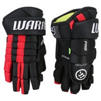 Warrior FR2 Junior Hockey Gloves in Black/Red Size 12in