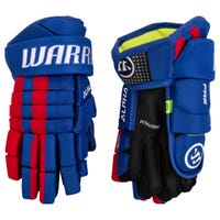 Warrior FR2 Junior Hockey Gloves in Royal/Red/White Size 11in