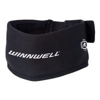 Winnwell Premium Neck Guard Collar in Black Size Youth