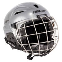 Bauer Lil Sport Youth Hockey Helmet Combo in Silver