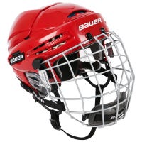 Bauer 5100 Hockey Helmet Combo w/Profile II Facecage in Red