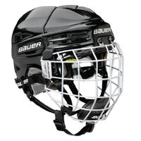 Bauer Re-Akt 100 Youth Hockey Helmet Combo in Black