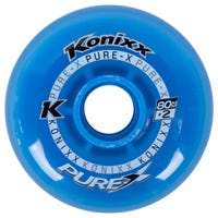 Konixx Pure-X +2 Roller Hockey Wheel - Blue Size 76mm