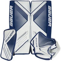 Bauer Junior Performance Street Goalie Kit in Tampa Bay (White/Black/Royal) Size 24in. (Regular)