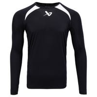 "Bauer Performance Base Layer Senior Top in Black Size Medium"