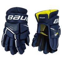 Bauer Supreme 3S Junior Hockey Gloves in Navy Size 11in